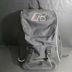 Russell Athletic Black Basketball Soccer Ball Carrying Backpack